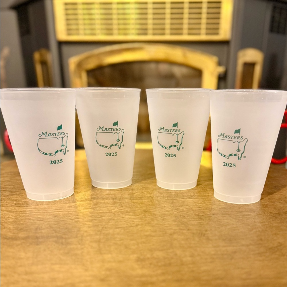 Masters 2025 Frosted Cups Set